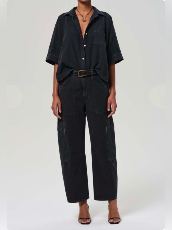Citizens Of Humanity Denim - CITIZENS OF HUMANITY Marcelle Low Slung Easy Cargo Jean in Trinity